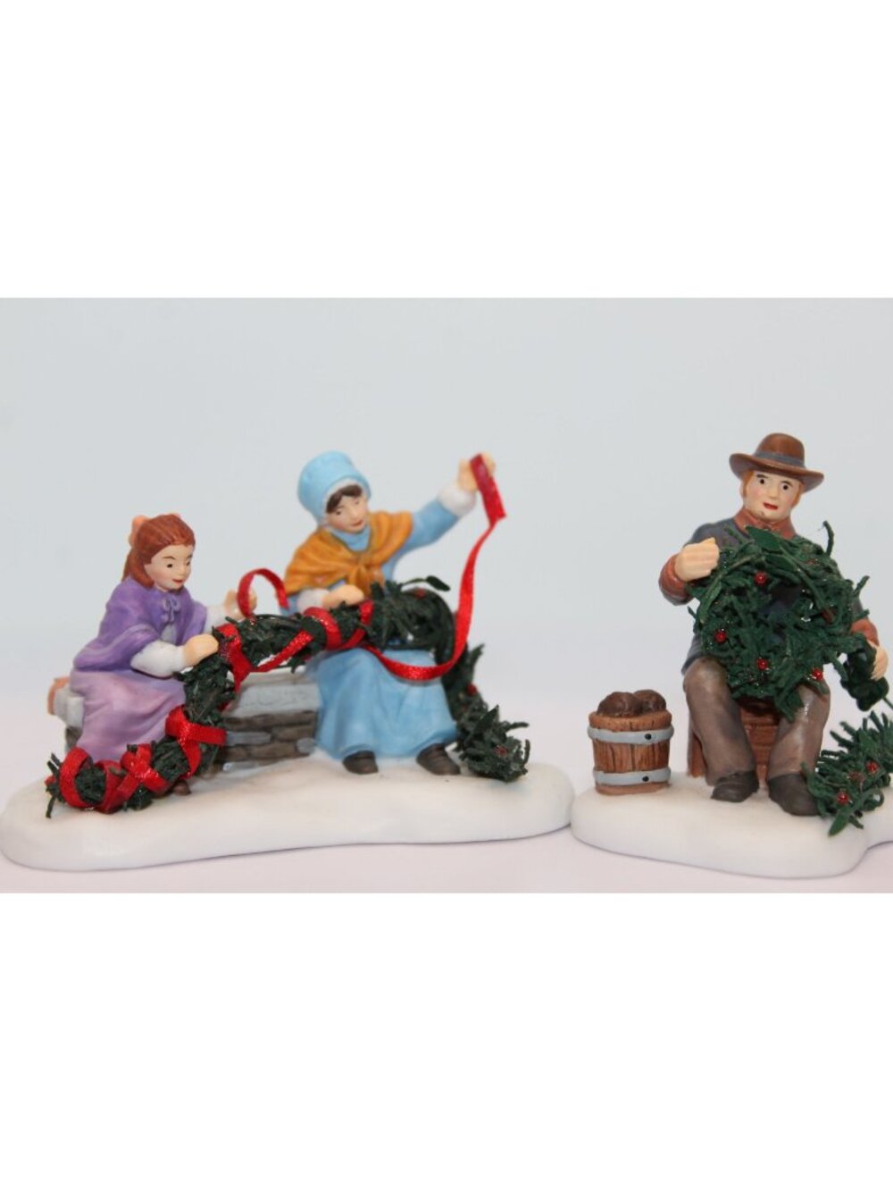 Dept 56 New England Village - Decorating with Holiday Greenery